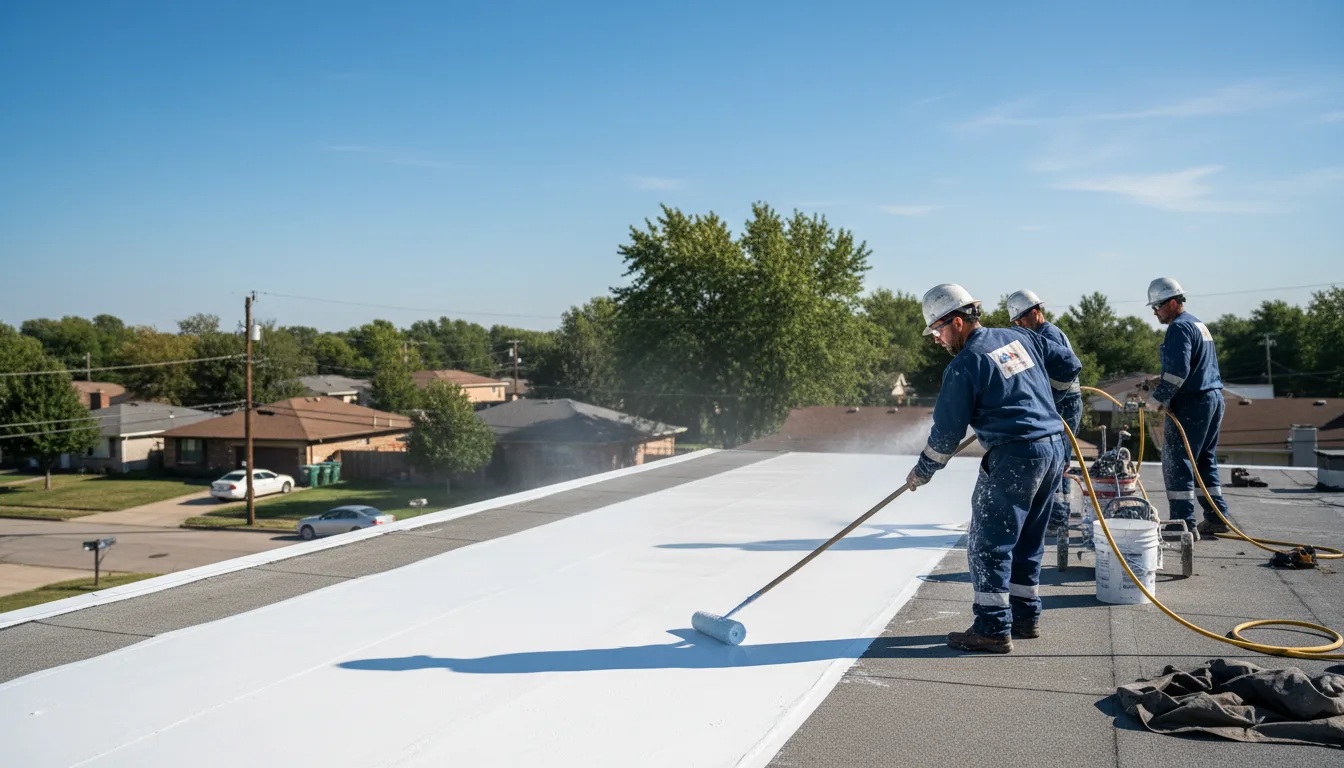 Commercial roof coating in Denver, IN near me